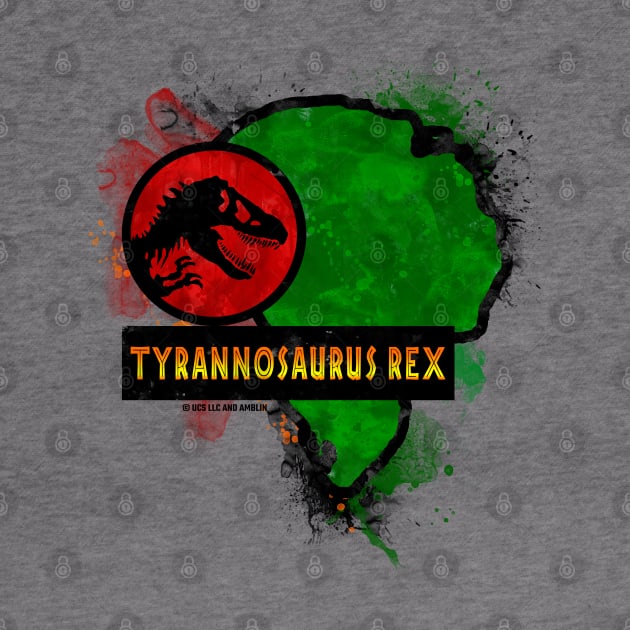 Tyrannosaurus Rex - Jurassic T rex Dino Paddock Sign by Jurassic Merch